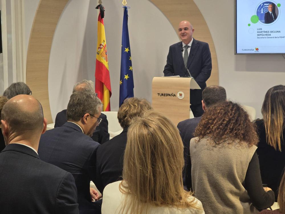 Imagen Vicent Marí destaca, davant la Spain Convention Bureau, el pes econòmic del turisme MICE