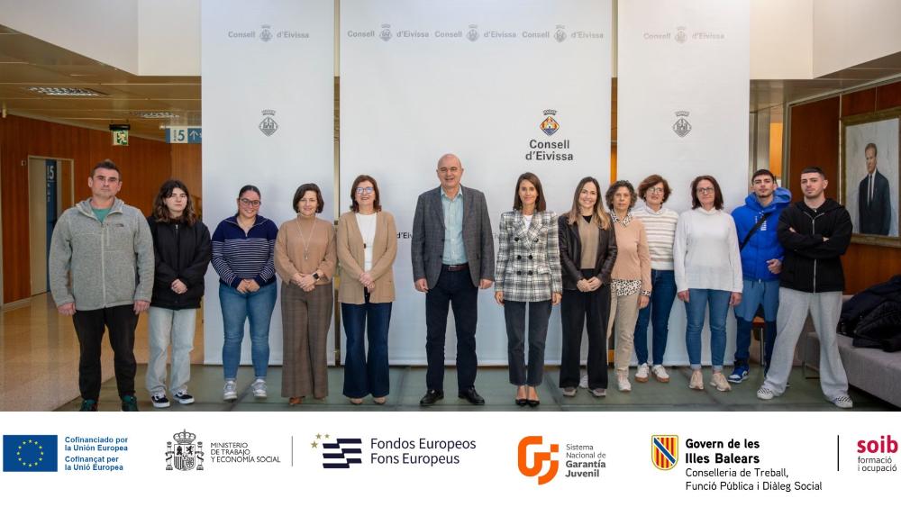 Imagen 9 nous professionals s'incorporen a treballar al Consell d'Eivissa a través del programa «SOIB Impulsa’T 2025-2026»