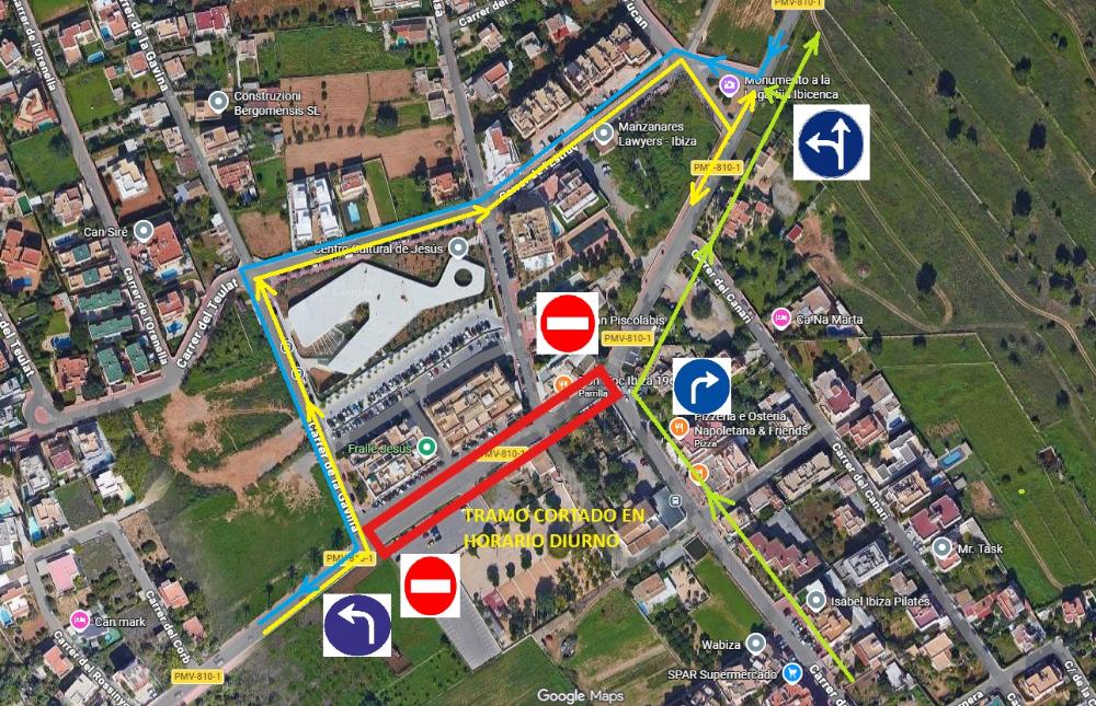 Imagen Talls Carretera centre Jesús