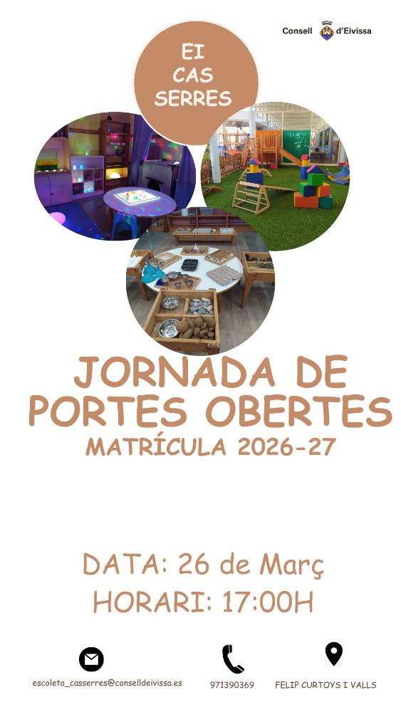 Imagen Jornada de portes obertes en les escoletes del Consell amb motiu de les escolaritzacions