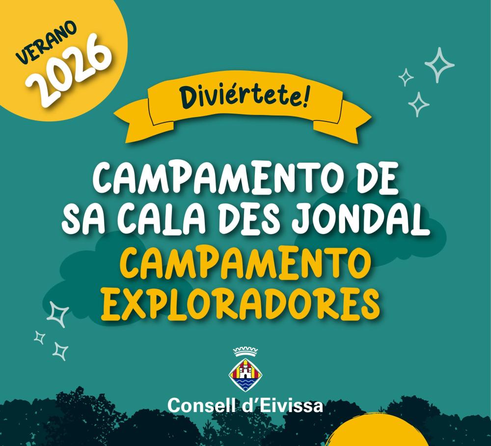 Imagen El Consell d’Eivissa obre del 7 al 14 d’abril el termini de preinscripció per als campaments d’estiu 2026