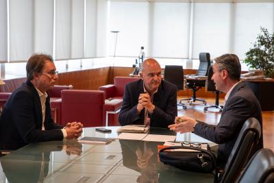 Imatge Vicent Marí i l’Associació Unificada de la Guàrdia Civil analitzen la...