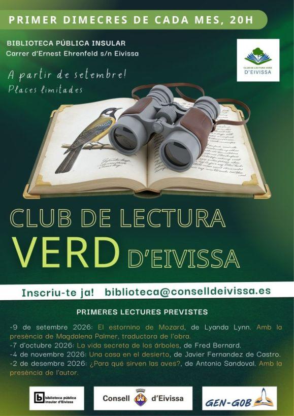 Imagen La Biblioteca Pública Insular impulsa el primer Club de Lectura Verd d’Eivissa coincidint amb el Dia Mundial del Medi Ambient