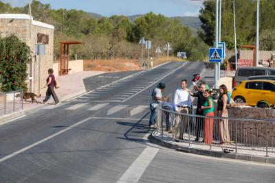 Imatge El Consell d’Eivissa finalitza les obres de millora de la seguretat...