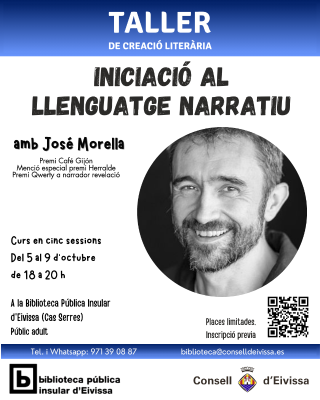 Imatge José Morella impartirà un taller d’iniciació al llenguatge narratiu a la...