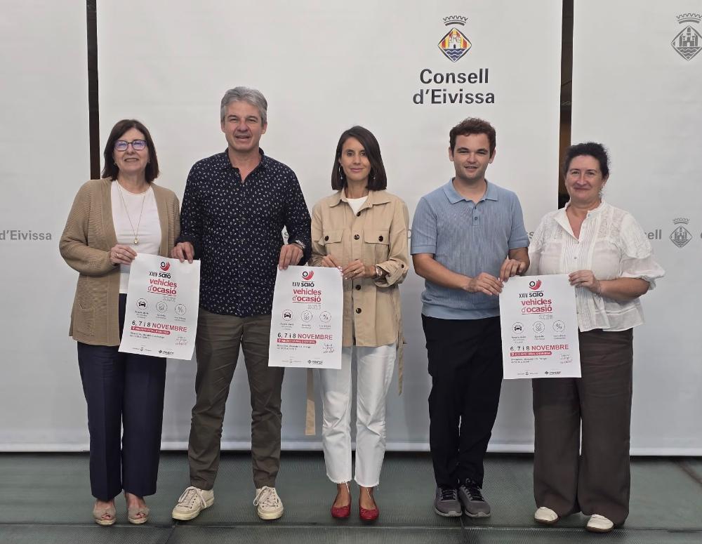 Imagen El XXIV Saló de Vehicles d’Ocasió reunirà sis empreses del sector del 6 al 8 de novembre al Recinte Firal d’Eivissa