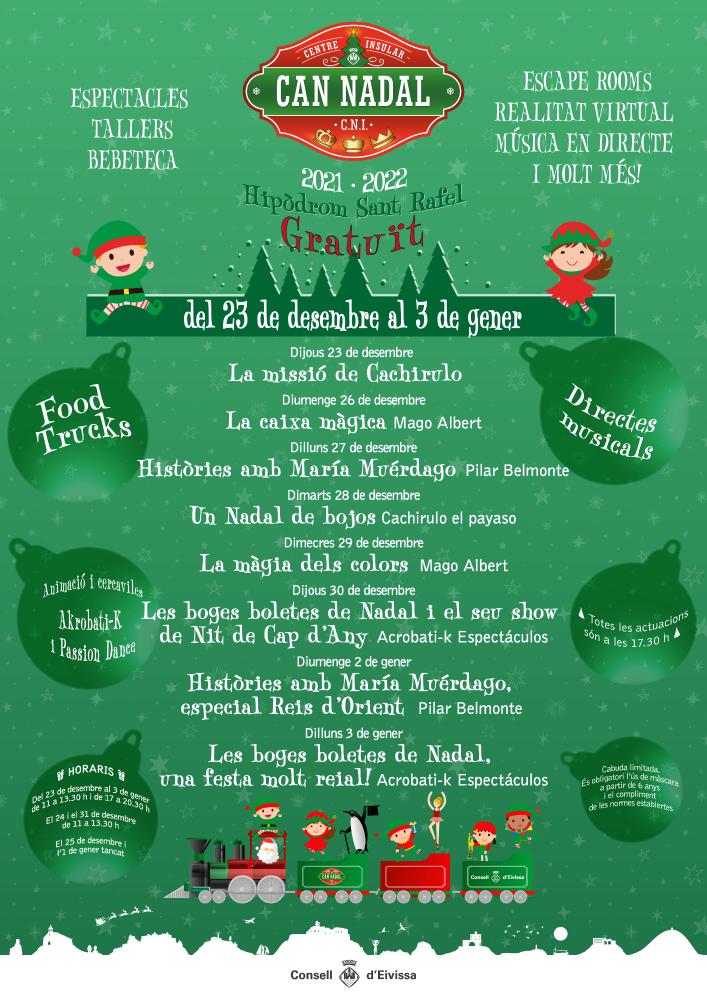 Imagen 'Can Nadal' abre sus puertas a todas las familias de Eivissa del 23 de diciembre al 3 de enero