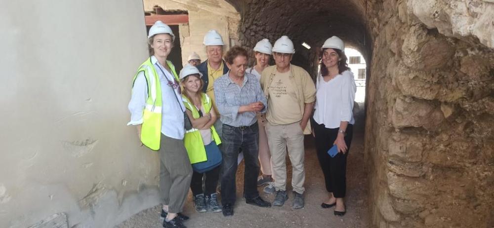 Imagen El departamento de Patrimonio del Consell Insular supervisa las obras que se ejecutan en el Castillo de Eivissa