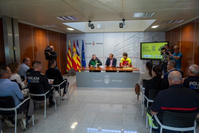 Imatge El GRV dels Bombers d’Eivissa detecta sis zones de risc per als...
