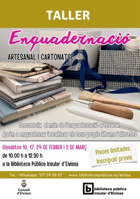 Taller d'enquadernació 2024