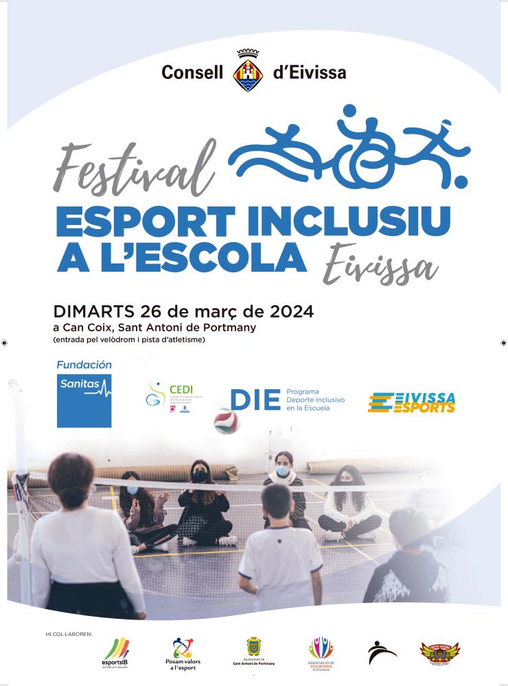 Imagen El Consell d'Eivissa organitza demà la III Edició del Festival DIE Esport Inclusiu a l'Escola amb 477 estudiants participants