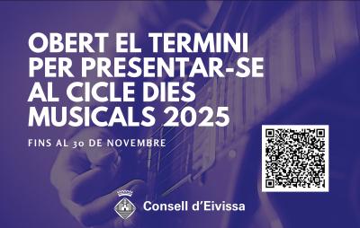 Imagen Oberta la convocatòria per participart al Cicle Dies Musicals 2025 fins...