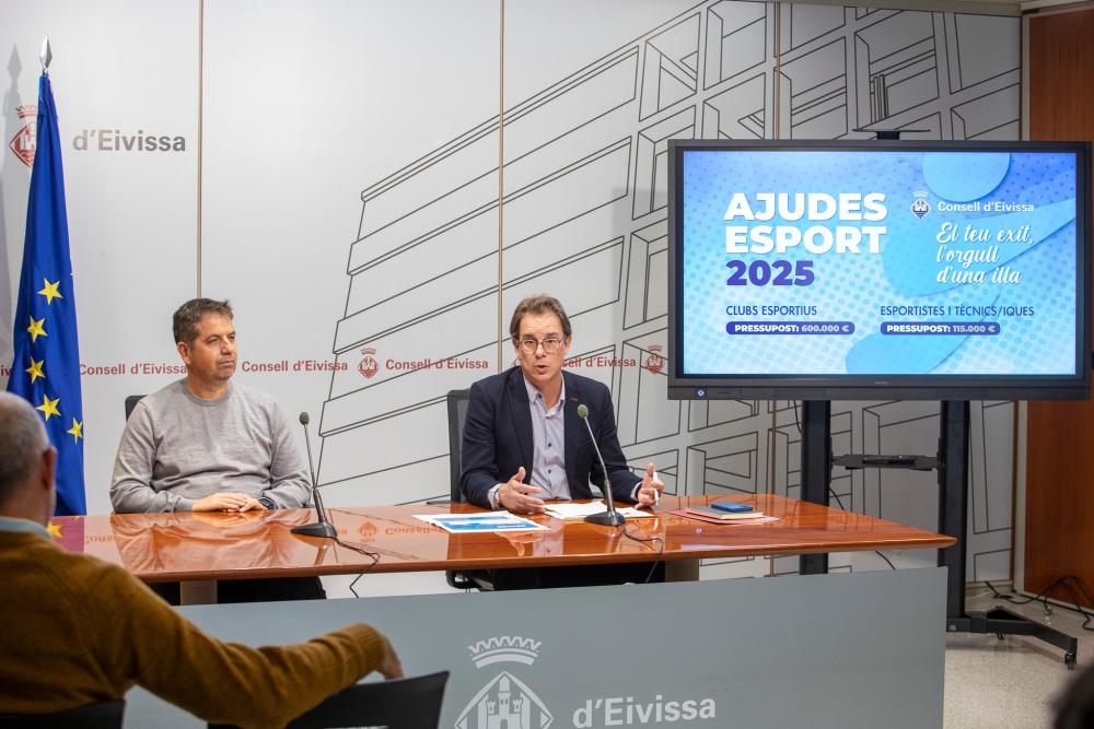 Imagen El Consell d’Eivissa destina 715.000 euros per a les línies d’ajuda a esportistes i clubs