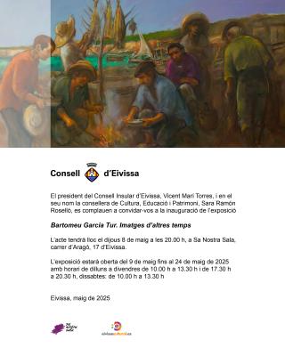 Invitació inauguració expo Bartomeu Garcia Tur