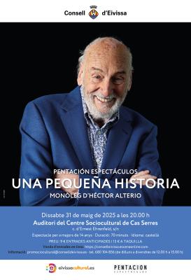 Imatge Héctor Alterio arriba a Eivissa amb el seu monòleg “Una petita història”