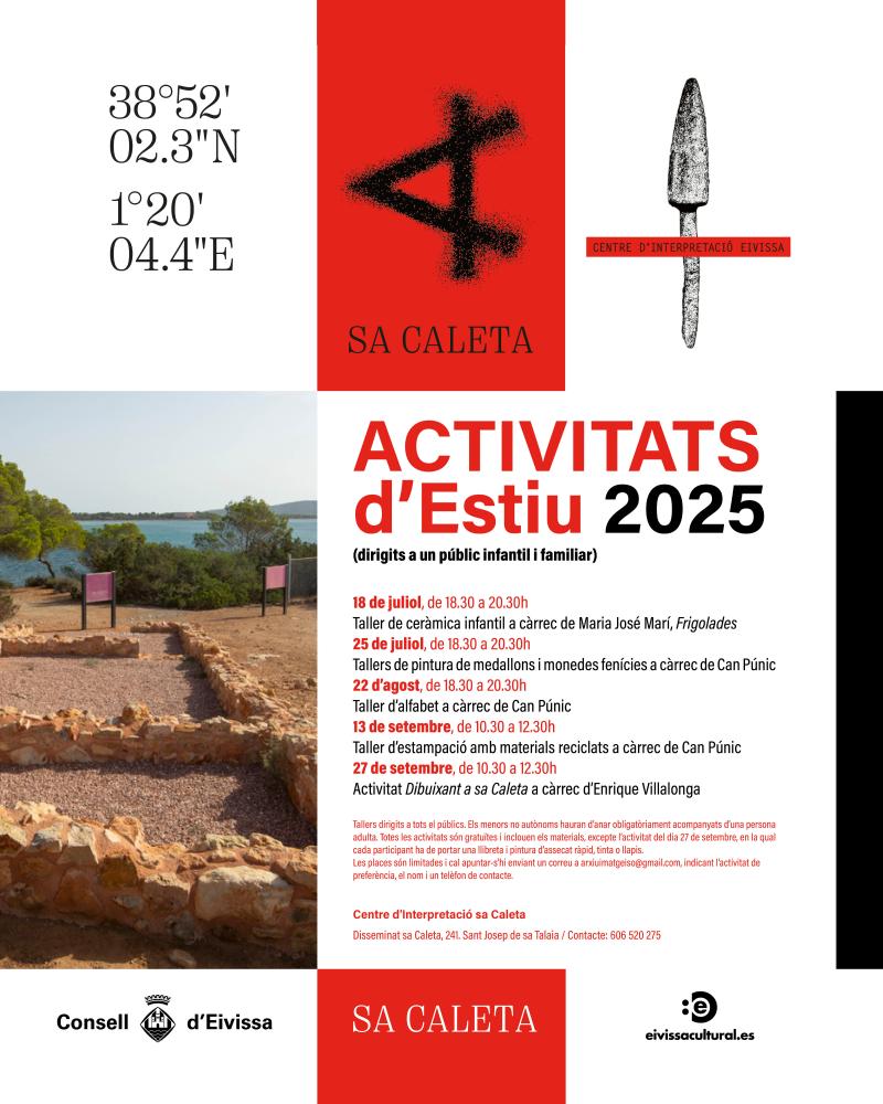 Imagen El Centre d’Interpretació de Sa Caleta dona el tret de sortida a la seva programació d’estiu amb tallers familiars i actuacions a la fresca