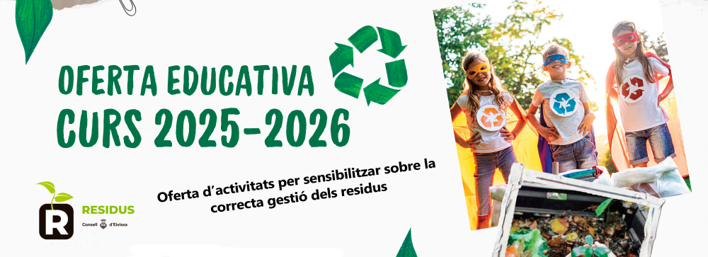Imagen El Consell Insular d’Eivissa llança l’Oferta educativa en matèria de residus per al curs 2025-2026
