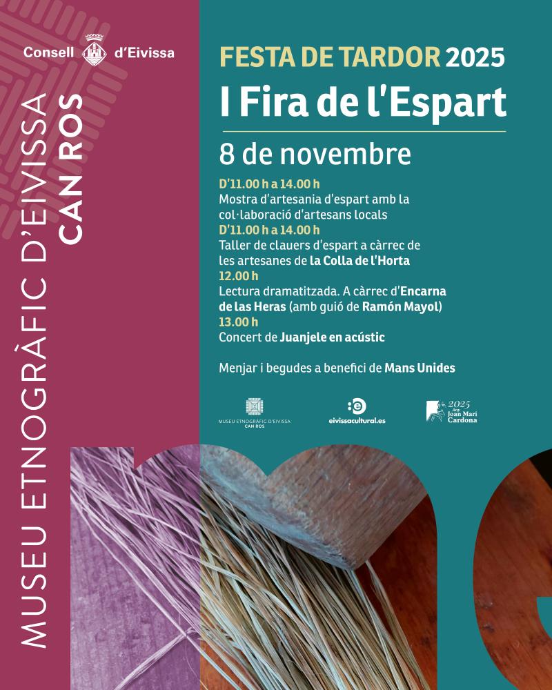 Imagen Torna la Festa de Tardor al Museu Can Ros amb la primera Fira de l’Espart d’Eivissa