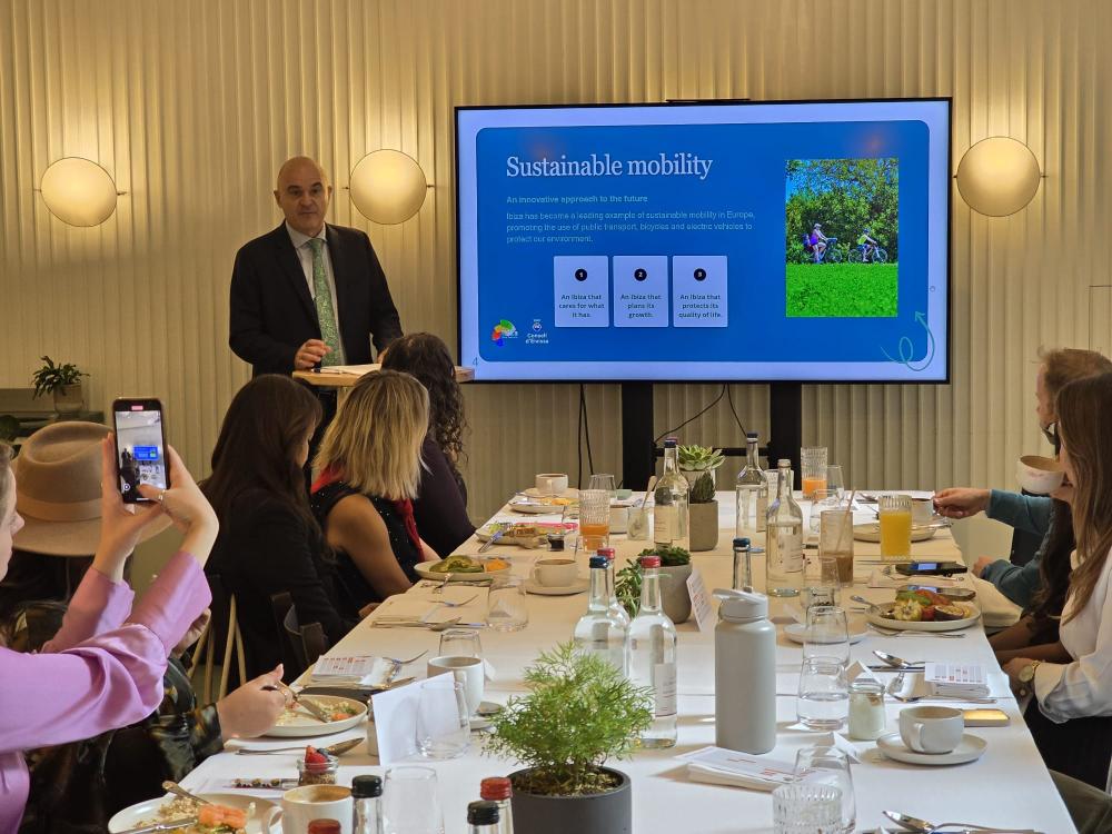 Imagen Les mesures de contenció turística del Consell d’Eivissa, protagonistes a la WTM de Londres