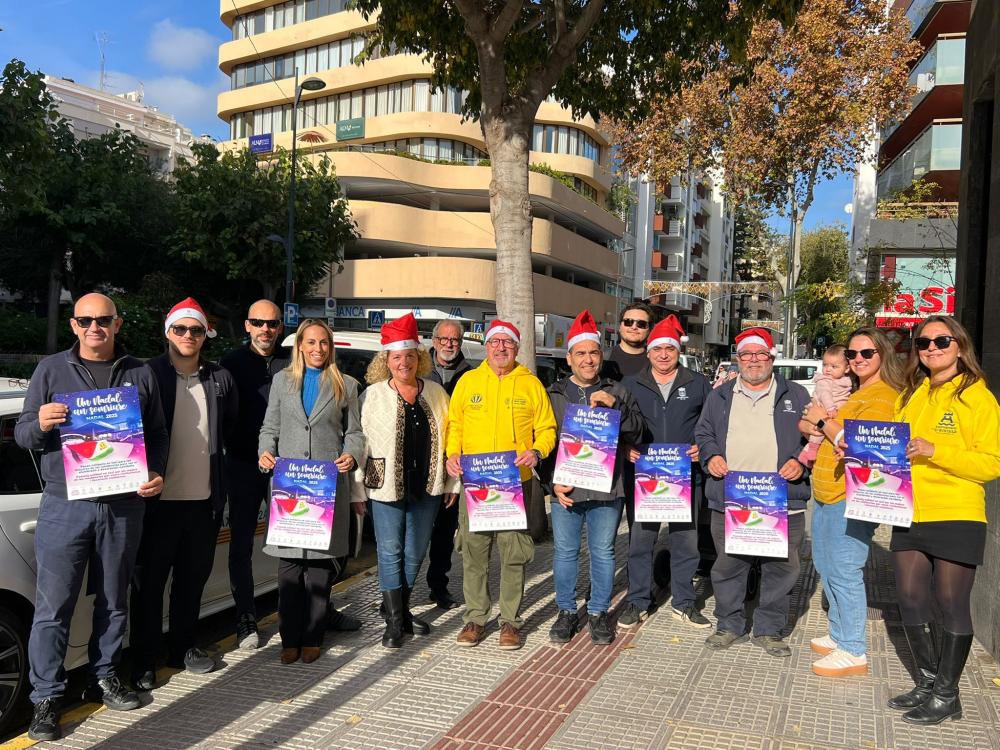 Imagen Prop de 130 usuaris de les residències de majors d’Eivissa podran gaudir dels enllumenats de Nadal gràcies als taxistes solidaris